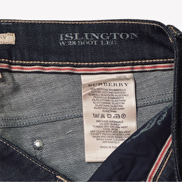 Burberry Brit Islington Boot Leg Jeans Size 28 - Picture 8 of 12
